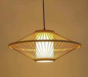 Lámpara colgante de bambú única de alta calidad, decoración para sala de estar/hogar/restaurante/Hotel/con precio competitivo para exportar - Product Image 2