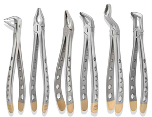 Recién llegado, juego de instrumentos dentales de 10 pinzas de extracción Dental de acero inoxidable, soporte de aguja, instrumentos quirúrgicos dentales - Product Image 2
