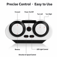 Juguete Interactivo para Gatos con Control Remoto, Coche RC con Ruedas LED, Evitación de Obstáculos, Recargable, Venta al por Mayor