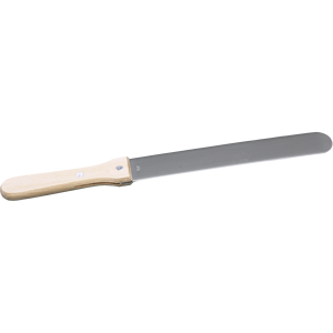 Espátula Ergonómica para Uso en Laboratorio, Fabricada en Alemania por Burkle GmbH, de Madera y Acero Inoxidable - Product Image 1