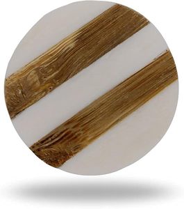Derniers boutons en bois et en résine | Fabricant de boutons de porte en Inde au prix le moins cher Couleur vert et blanc Top vente - Product Image 3