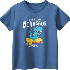 Toddler Boy Knitted Cotton O-Neck Short Sleeve Eco-Friendly Tee Shirt Boutique <b>Clothes</b> Summer Made in Bangladesh - Product Image 5