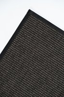 Tapis en sisal naturel anthracite de qualité supérieure, couleur unie, style moderne, tissé, résistant aux taches, antibactérien, durable