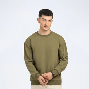 2025 nueva llegada hombres Casual Color manga larga sudadera moda marca ropa fabricantes logotipo personalizado sudadera para hombres - Product Image 1