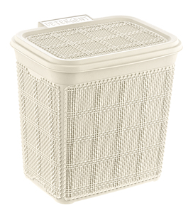 6,5lt đay chất tẩy rửa hộp lưu trữ cao cấp dệt nhựa container với nắp cho phòng giặt ủi tổ chức bền và Stackable - Product Image 4