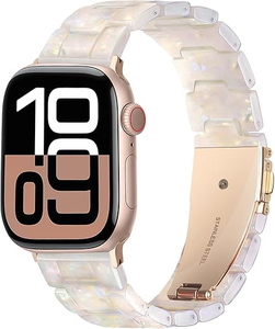 <span class=keywords><strong>Bracelet</strong></span> de remplacement en résine pour <span class=keywords><strong>Apple</strong></span> <span class=keywords><strong>Watch</strong></span> Series <span class=keywords><strong>SE</strong></span> 10 9 8 7 Ultra 6 5 4 3 2 1 - Product Image 1