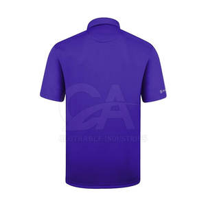 2025 nuevo estilo sublimación Polo camiseta Slim Fit adultos uso al aire libre hombres sublimación Polo camiseta - Product Image 3