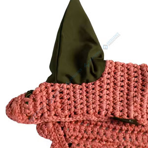 Bonnet d'oreille de cheval équestre avec tissu respirant et garniture élégante pour le spectacle et l'équitation quotidienne Bonnet d'oreille de cheval - Product Image 3