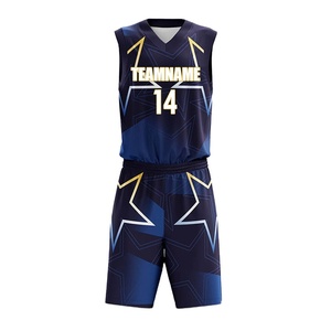 Ensemble de maillots de basket-ball unisexes, nouveau design, bonne qualité, prix abordable, logo personnalisable, respirant et sublimé, pour hommes et femmes. - Product Image 5