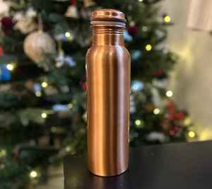 ขวดน้ำทองเหลืองสไตล์โมเดิร์นจาก AZ ENTERPRISES ปลอดสารทองแดง ปลอดภัยต่อสุขภาพ ขนาดใหญ่ พกพาสะดวก - Product Image 3