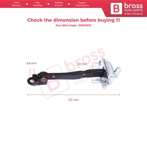BDP1375 Rear Door Stop Check Assy Limiter <b>Strap</b> for RAV4 MK4 XA40 A4 2012-2019 6863042040 - Product Image 5