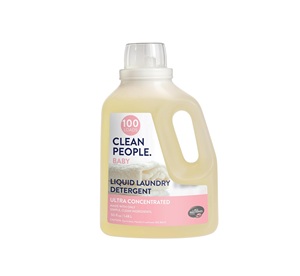Clean People Eco-Friendly Baby-Safe <b>Liquid</b> Laundry Detergent Fragrance-Free, 200 Loads - Product Image 1