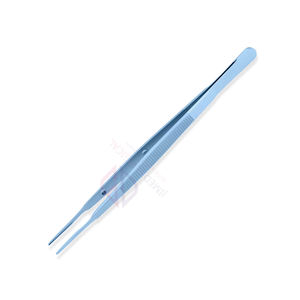 Pinzas DeBakey Micro Recubiertas de Titanio Azul de 175 mm, Pinzas Dentadas Rectas para Aplicación de Apósitos, Herramienta Quirúrgica de Acero Inoxidable con Certificación CE - Product Image 4