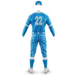 ชุดเครื่องแบบเบสบอลสำหรับผู้ชายทำโลโก้ตามสั่งวัสดุทนทานสีตามสั่งขนาด - Product Image 5