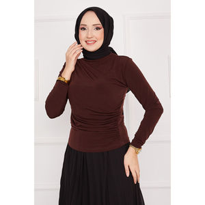 Vestido ajustado Sandy con estampado de café - Product Image 2