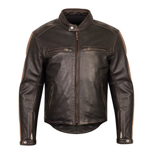 Chaqueta de Motociclismo de Invierno, Piel de Vaca Genuina, Secado Rápido, Ligera, de Alta Calidad, Ajuste Cómodo, Protección Diaria para Motocicleta - Product Image 1