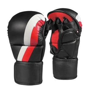 Venta al por mayor Boxeo Shooter Muay Thai Guantes de entrenamiento PU Cuero de vaca Cuero Shooter Guantes de boxeo Logotipo personalizado y diseño - Product Image 1