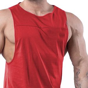 <b>Men's</b> Singlet Bamboo Jersey tank Top for <b>Men</b> Custom Sleeveless Tshirts Organic <b>Mens</b> Shirts Loose Yoga Tank Top - Product Image 6