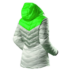 Custom <b>Women's</b> Packable <b>padded</b> Down style slim fit Puffer Jacket Ultralight windbreaker packable Puffy Winter <b>Coats</b> with Hood - Product Image 4