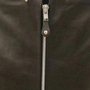 Gilet de moto en simili cuir noir pour homme, design unique personnalisé, taille plus, vêtements d'extérieur, coupe-vent d'automne - Product Image 6