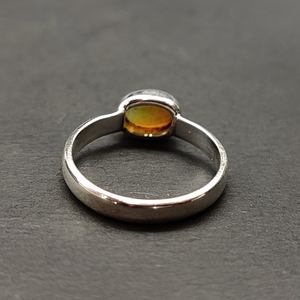 925 Sterling <b>Silver</b> Natural Ethiopian <b>Opal</b> <b>Ring</b> Dazzling Gemstone Artisan Crafted Statement <b>Ring</b> Gift for Her - Product Image 2