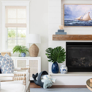 Caja de juguetes de ratán superventas para niños hecha a mano de alta calidad cestas de almacenamiento de ballena de ratán Natural Color azul hecho en Vietnam - Product Image 3