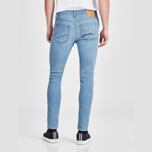 กางเกงยีนส์ผู้ชายกางเกงขายาวทรงสลิมฟิตดีไซน์ทันสมัยผ้าฝ้าย 100% แฟชั่นใหม่ราคาถูกตรงผ้าฝ้ายที่กําหนดเองผอมยีนส์ - Product Image 2