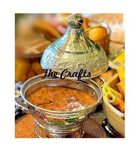 Chafing Dish de Acero Inoxidable Estilo Clásico Martillado, ARTESANÍA para Bodas, Eventos, Fiestas, Servicio Personalizado, Tamaño Personalizable, Superventas en India - Product Image 3