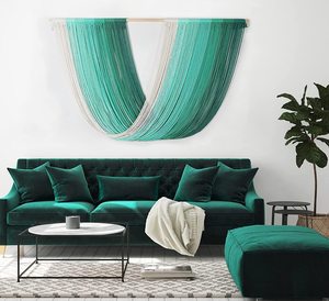 <b>Macrame</b> Door <b>Curtain</b>, Handmade <b>Macrame</b> Window <b>Curtain</b> , Outdoor Backyard Party Home Decor OEM Made in Vietnam - Product Image 6