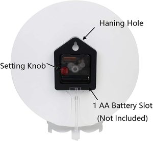 นาฬิกาแขวนผนังขนาดใหญ่แผ่นทองโลหะแอสโตรตกแต่งบ้านทันสมัยทันสมัยใช้แบตเตอรี่ - Product Image 2