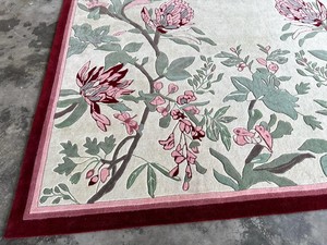 100% alfombra personalizable de 12mm de alta densidad de lana de Nueva Zelanda con mechones a mano en relieve para decoración de sala de oración - Product Image 2