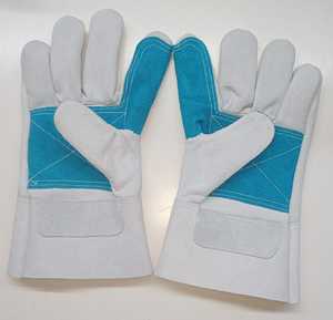 Guantes de seguridad de cuero de piel de cabra XL, industriales, ignífugos, antiimpacto, resistentes al agua y a los productos químicos, anticortes y antideslizantes para soldadura - Product Image 6