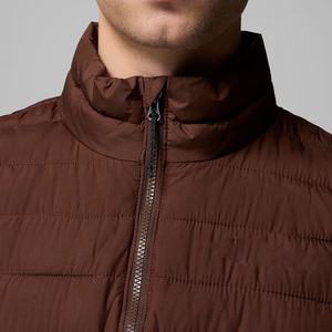 Vestes matelassées à fermeture éclair personnalisées de haute qualité à prix avantageux pour hommes, tissu respirant, confortable et écologique, veste 2026 - Product Image 4