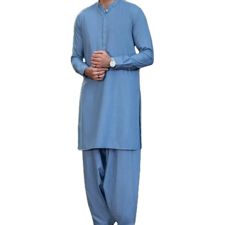 شلوار كميز باكستاني إسلامي أصلي ، ملابس بتصميم عالي الجودة للرجال والملابس التقليدية