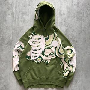 Sudaderas con capucha en blanco con impresión de logotipo personalizado de alta calidad HIC, sudaderas con capucha para hombre, cremallera lisa en blanco - Product Image 4