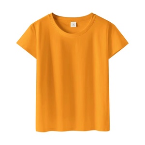 Camisetas gráficas con serigrafía de logotipo personalizado de alta calidad para mujer, camisetas lisas para imprimir, Top corto informal, camiseta para mujer para hombre - Product Image 1