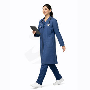 Blouse de laboratoire médicale pour médecins, vêtements de travail professionnels pour hôpital, fabricant OEM personnalisé - Product Image 3
