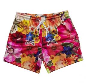 Short en maille de style rue haute d'été à logo personnalisé nouvelle mode tissu de laine à motif solide imprimé par transfert de chaleur pour les joueurs - Product Image 3