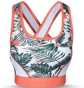 Sujetador deportivo ligero y transpirable para mujer al por mayor, con tirantes en Y, cintura alta, patrón liso, ropa de yoga ecológica, personalizable. - Product Image 6