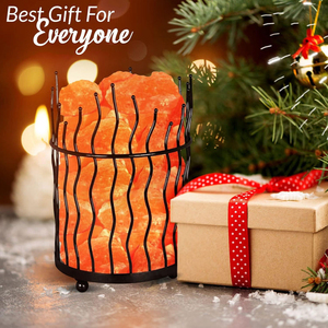 Attrape-rêves artisanal en sel de l'Himalaya avec des morceaux de sel rose sculptés pour la guérison et la décoration intérieure - Product Image 2