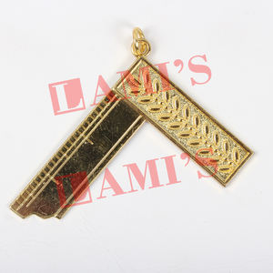 Collier maçonnique Grand Lodge Bijou Plaqué Or Franc-Maçon Regalia Bijou Collier Maçonnique Personnalisé Bijou - Product Image 6