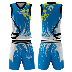 Maillot de basket-ball de haute qualité pour hommes, ensemble short et haut personnalisable avec impression numérique, chemise de sport respirante de grande taille personnalisable - Product Image 1
