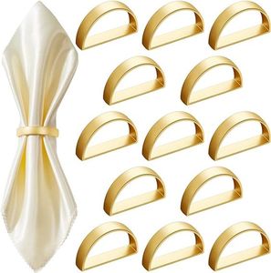 Luxury Antique Design Metal Napkin Rings <b>Pattern</b> Wedding Christmas Party Table Accessory Kitchen Accessories <b>Paper</b> Napkin Holder - Product Image 2