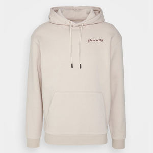 Sweat à capuche en molleton 100% coton pour homme, poids lourd, surdimensionné, avec poche, personnalisé, hiver, lettre 3D pour broderie - Product Image 4