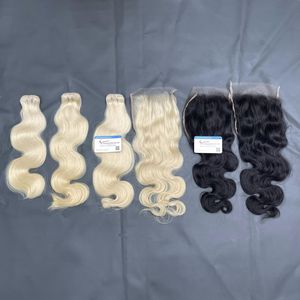 Caliente moda cierre encaje 100% virgen vietnamita extensiones de cabello humano onda Natural suelta onda profunda todos los colores 100g listo para enviar - Product Image 2