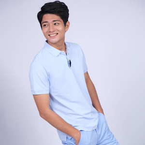 เสื้อโปโลแบบถักโพลีเอสเตอร์ผ้าสแปนเด็กซ์สีสูงทรงพอดีตัวปกติเว็บไซต์ผู้ผลิต - Product Image 1