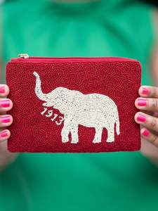 Nuevo diseño hecho a mano con cuentas bordado Lucky Magic Mini bolso con cremallera elegante lujo Premium elegante de moda de la India - Product Image 4