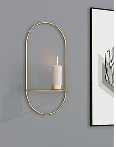 Durability Metal Candle Holder <b>for</b> Home Decor Charm <b>for</b> Living Room Dining Area <b>Bedroom</b> Events Spray <b>Printing</b> Crafted Glass - Product Image 3