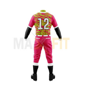 ชุดเครื่องแบบเบสบอลของทีมปรับแต่งได้อย่างเต็มที่ชุด100% โพลีเอสเตอร์มีกระดุม3แบบผ้าโพลีเอสเตอร์และกางเกง - Product Image 3