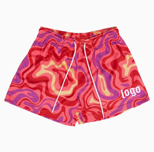 Unisex Adults Premium Quality Custom Fitness <b>Shorts</b> Quick-Dry Gym Workout Set Breathable Digital Print 100% Polyester All - Product Image 3